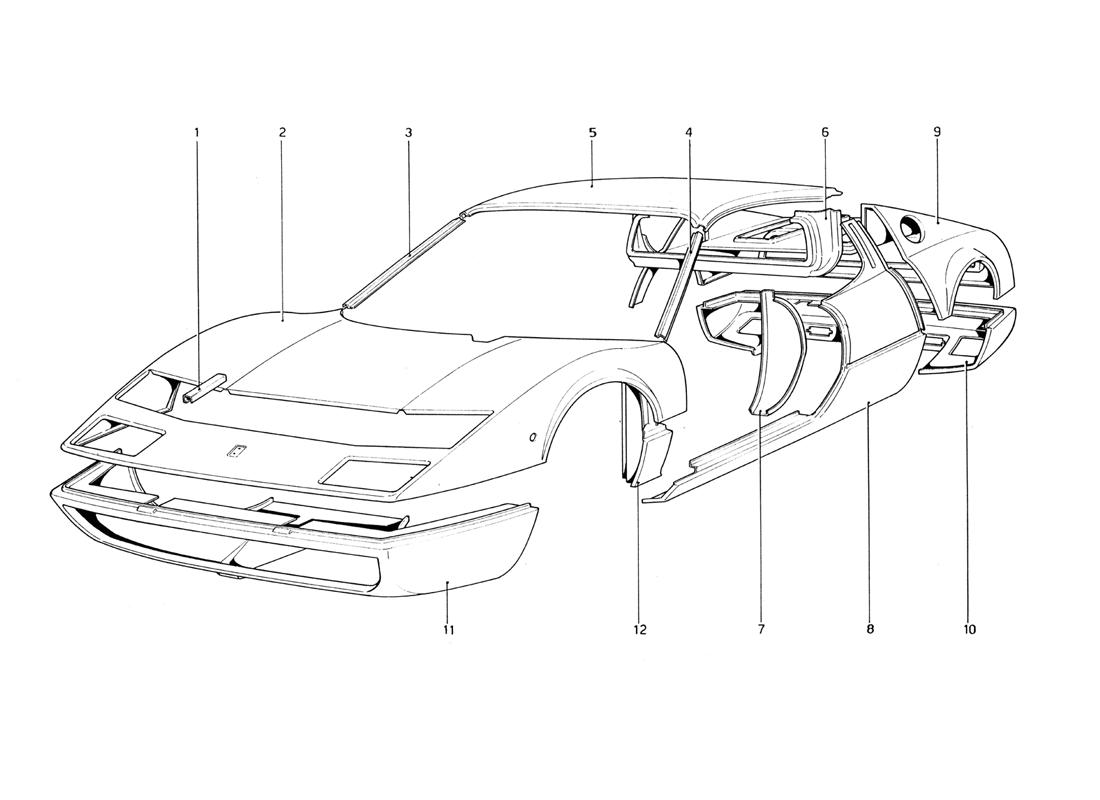 BODY SHELL - OUTER ELEMENTS